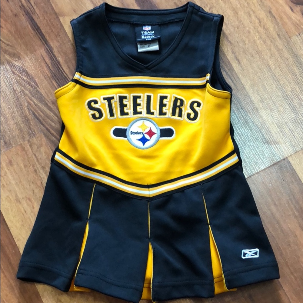 Toddler Girls NFL Steelers Cheerleading Outfit